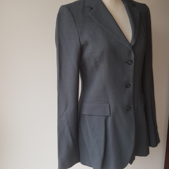 J crew size  t 6 BLAZER  IN DARK SEA BLUE / GREEN - Picture 6 of 8